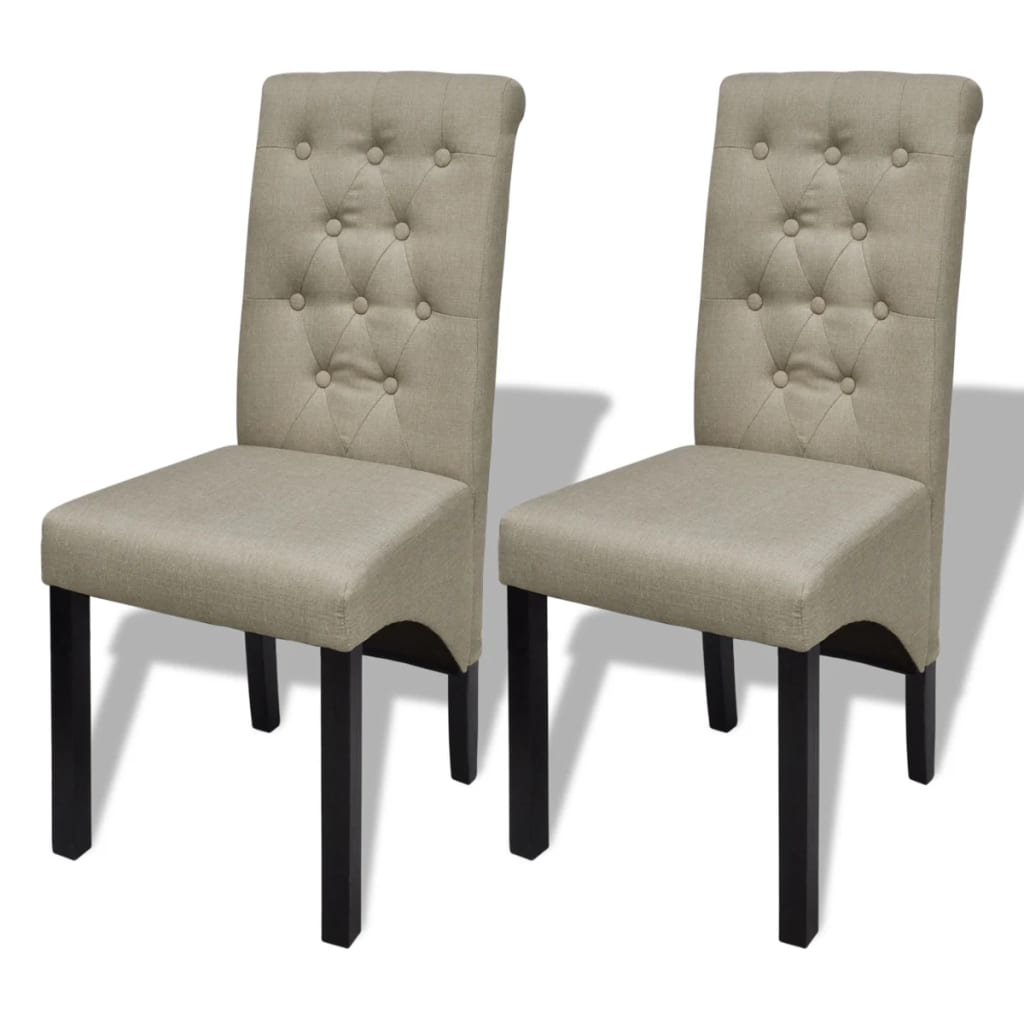 Dining Chairs 6 Pcs Fabric