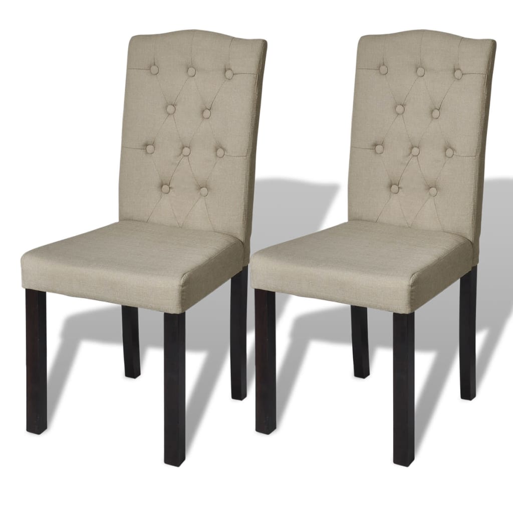 Dining Chairs 2 Pcs Fabric