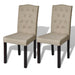 Dining Chairs 2 Pcs Fabric