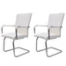 Cantilever Dining Chairs 2 Pcs Faux Leather