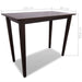 Wooden Bar Table And 4 Bar Chairs Set