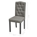 Dining Chairs 2 Pcs Fabric