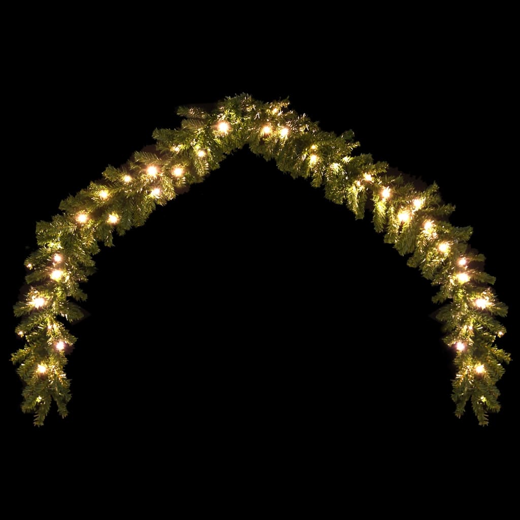 Christmas Garland With Led Lights