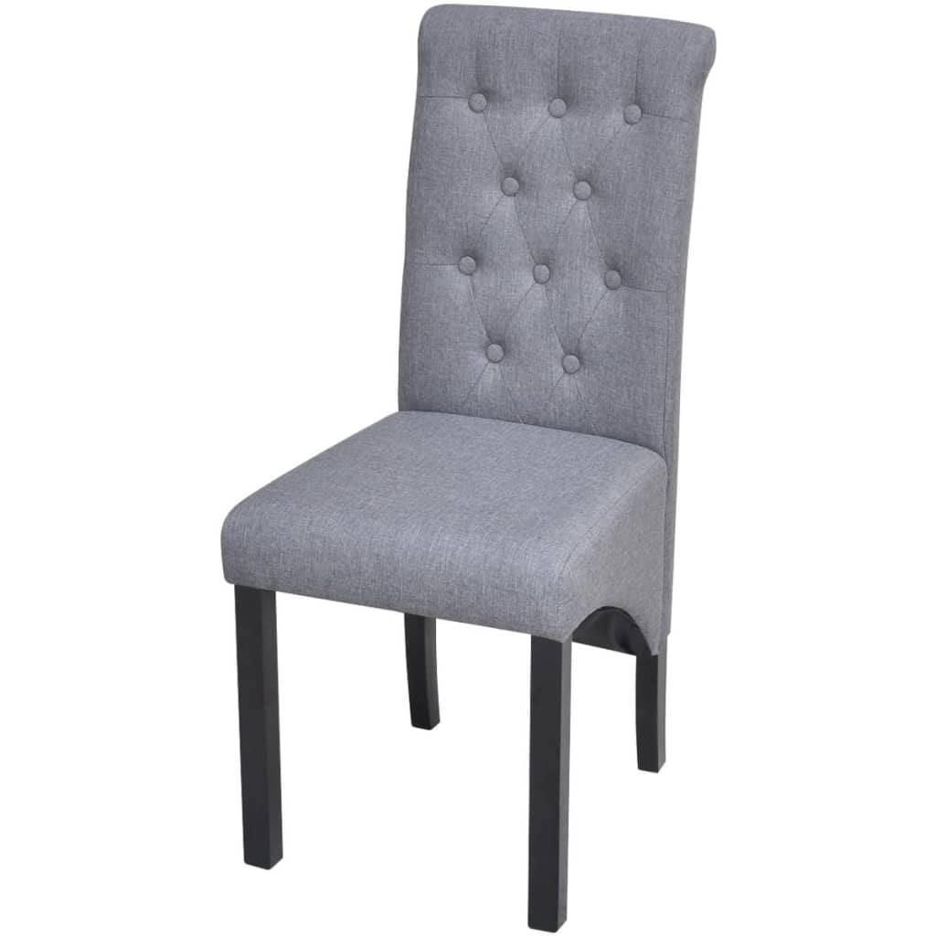 Dining Chairs 6 Pcs Fabric