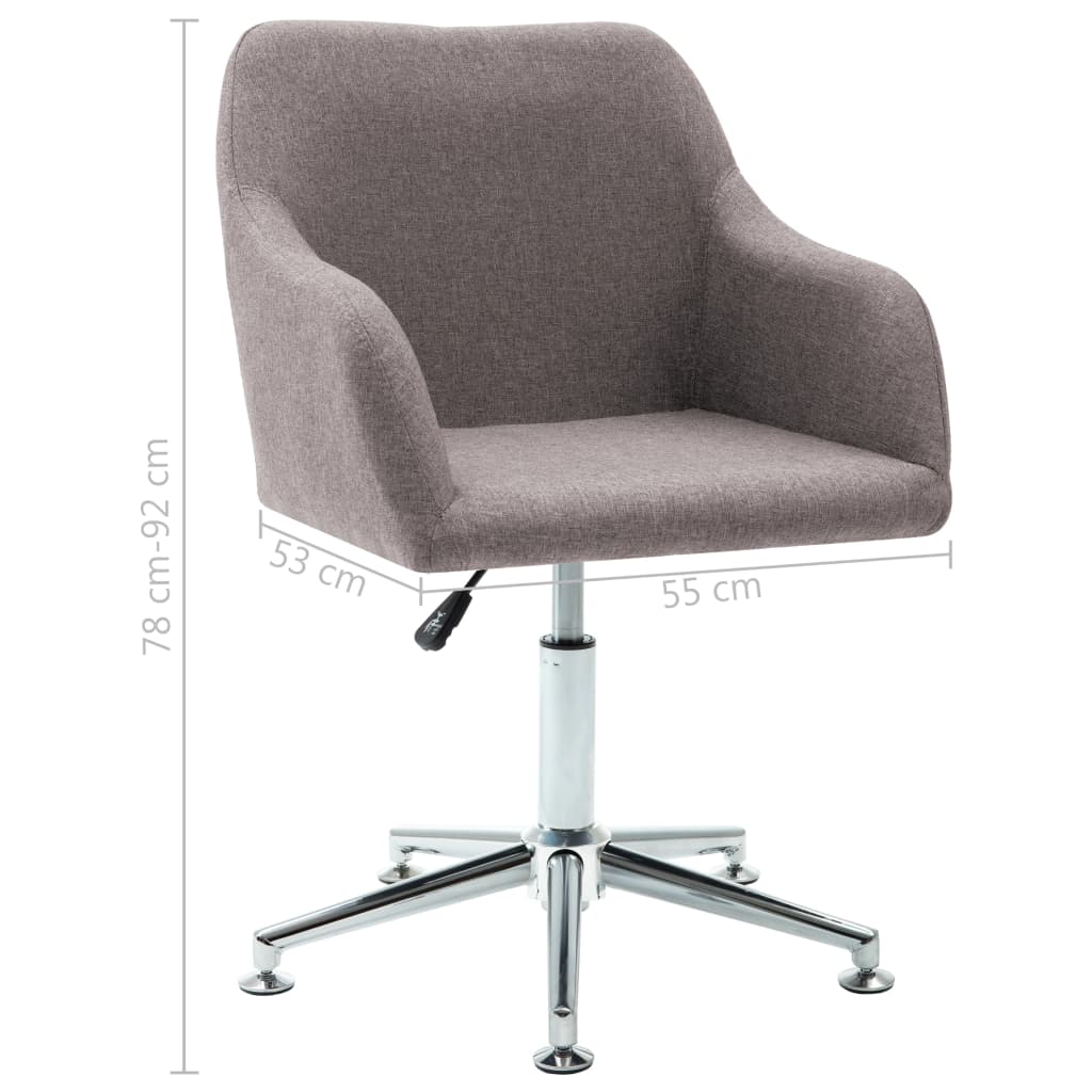 Swivel Dining Chair Fabric