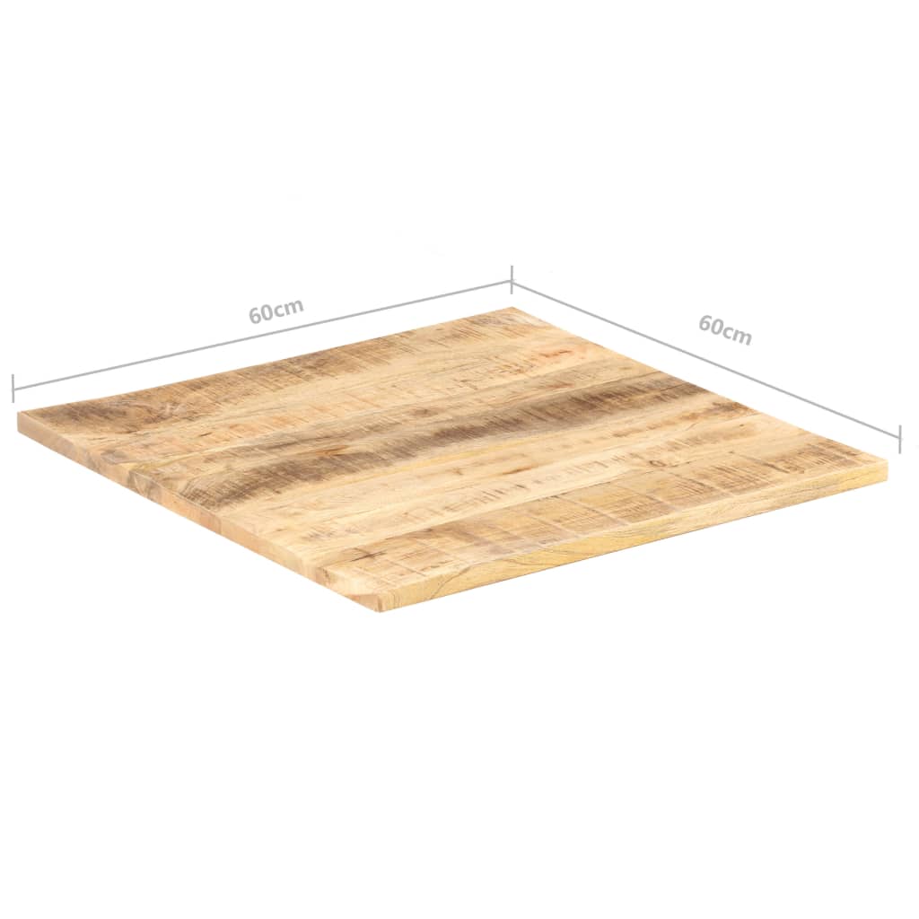 Table Top Solid Wood Mango 25-27 Mm 60X60 Cm