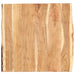 Table Top Solid Acacia Wood 58X(50-60)X2.5 Cm