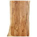 Table Top Solid Acacia Wood 58X(50-60)X2.5 Cm