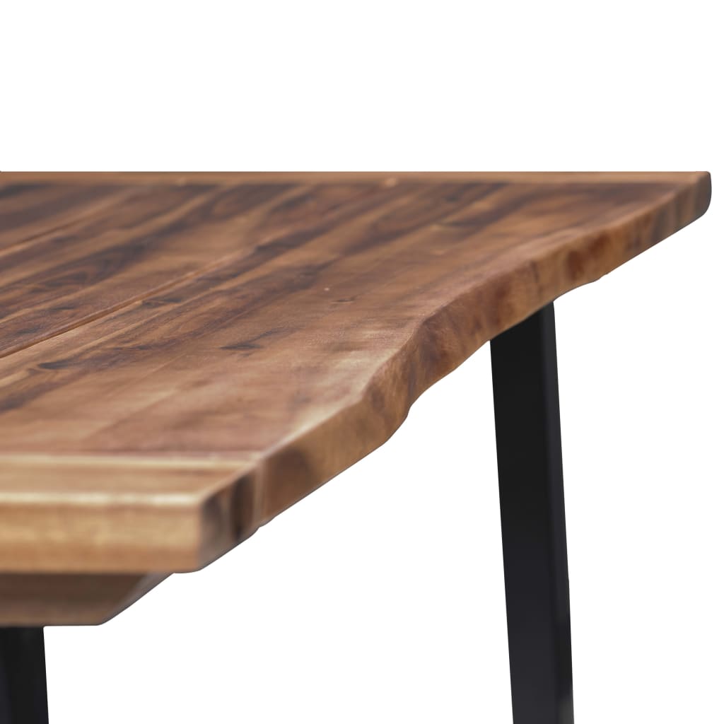 Dining Table Solid Acacia Wood 180X90 Cm