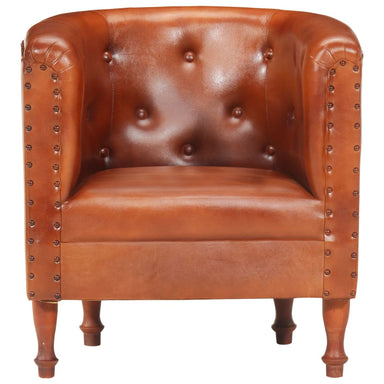 Tub Chair Real Leather