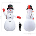 Christmas Inflatable Snowman With Led Ip44 Xxl