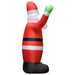 Inflatable Santa Claus With Leds Christmas Decoration Ip44 4.5 M