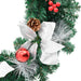 Christmas Wreath With Led Lights Green 60 Cm Pvc