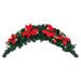 Christmas Arch With Led Lights Green 90 Cm Pvc