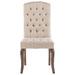 Dining Chairs 2 Pcs Linen-Look Fabric