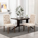 Dining Chairs 2 Pcs Linen-Look Fabric