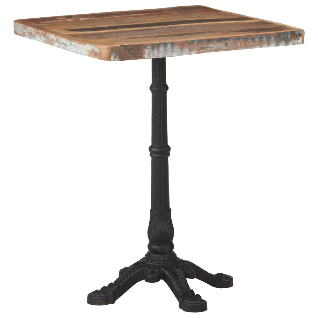 Bistro Table 60x60x76 cm Solid Reclaimed Wood