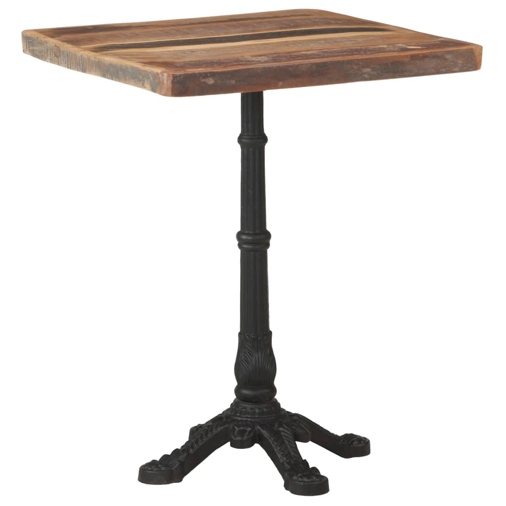 Bistro Table 60x60x76 cm Solid Reclaimed Wood