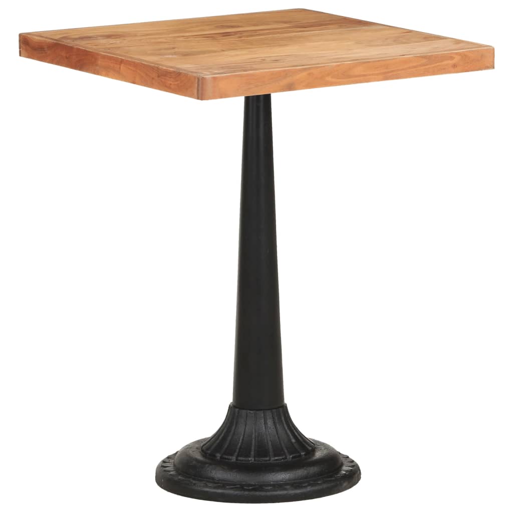 Bistro Table 60x60x76 cm Solid Acacia Wood