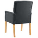 Dining Chairs With Armrests 2 Pcs Fabric