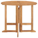 5 Piece Folding Outdoor Dining Set Solid Teak Wood 4-seater (without armrest)