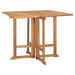 5 Piece Folding Outdoor Dining Set Solid Teak Wood 4-seater (without armrest)