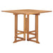 5 Piece Folding Outdoor Dining Set Solid Teak Wood 4-seater (without armrest)