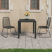 9 Piece Garden Dining Set Pvc Rattan