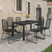 9 Piece Garden Dining Set Pvc Rattan