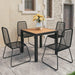 9 Piece Garden Dining Set Pvc Rattan