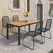 9 Piece Garden Dining Set Pvc Rattan