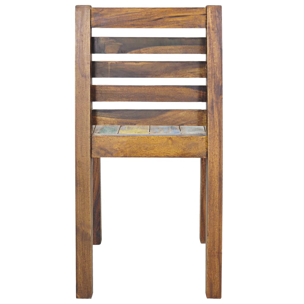 Dining Chairs 4 pcs Solid Reclaimed Wood
