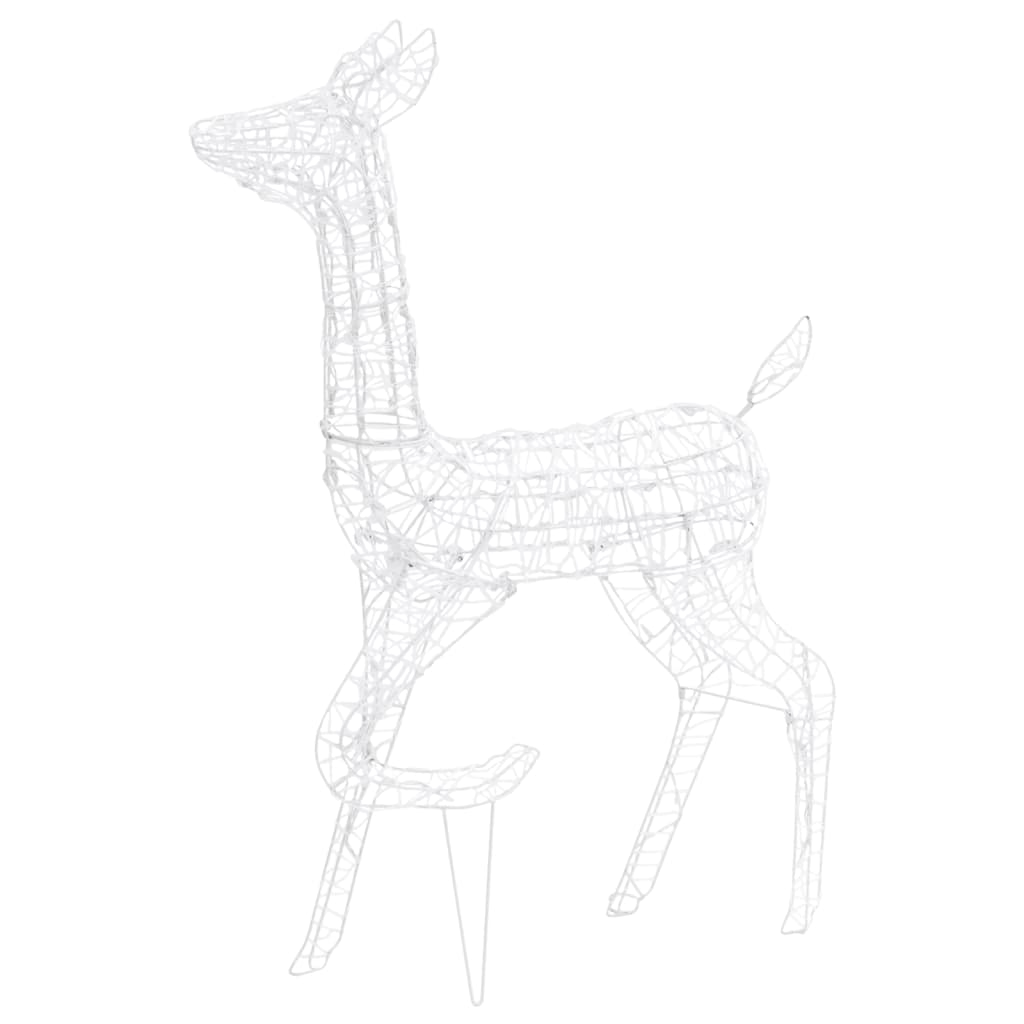 Acrylic Reindeer Family Christmas Decoration 300 Led