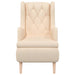 Armchair With Solid Rubber Wood Feet Fabric