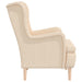 Armchair With Solid Rubber Wood Feet Fabric