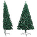 Artificial Half Pre-Lit Christmas Tree With Stand 210 Cm Pvc