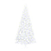 Artificial Half Pre-Lit Christmas Tree With Stand 210 Cm Pvc