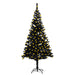 Artificial Pre-Lit Christmas Tree With Stand 150 Cm Pvc