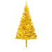 Artificial Pre-Lit Christmas Tree With Stand 150 Cm Pvc