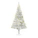 Artificial Pre-Lit Christmas Tree With Stand 150 Cm Pvc