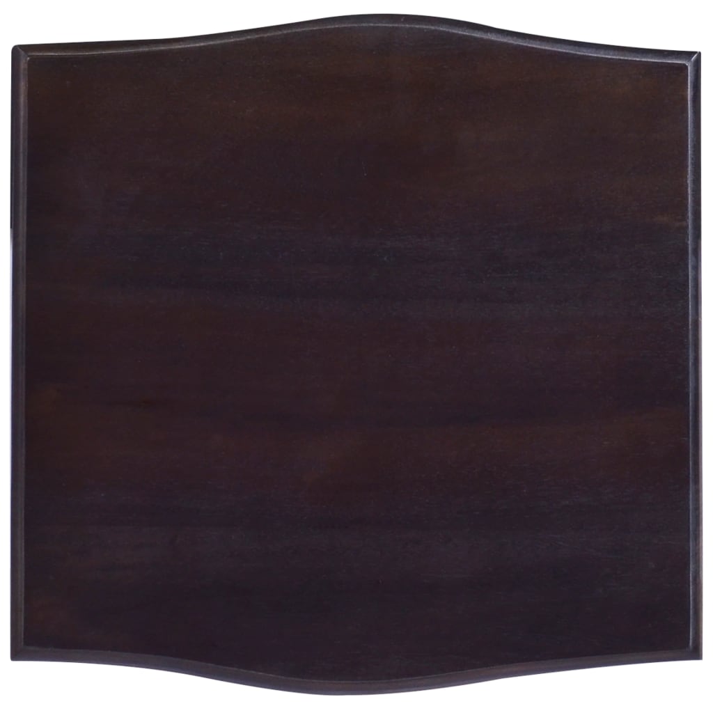 Bedside Cabinet Light Black 40x40x45 cm Solid Wood Mahogany
