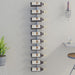 Wall-Mounted Wine Racks For 18 Bottles 2 Pcs Iron