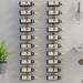 Wall-Mounted Wine Racks For 18 Bottles 2 Pcs Iron