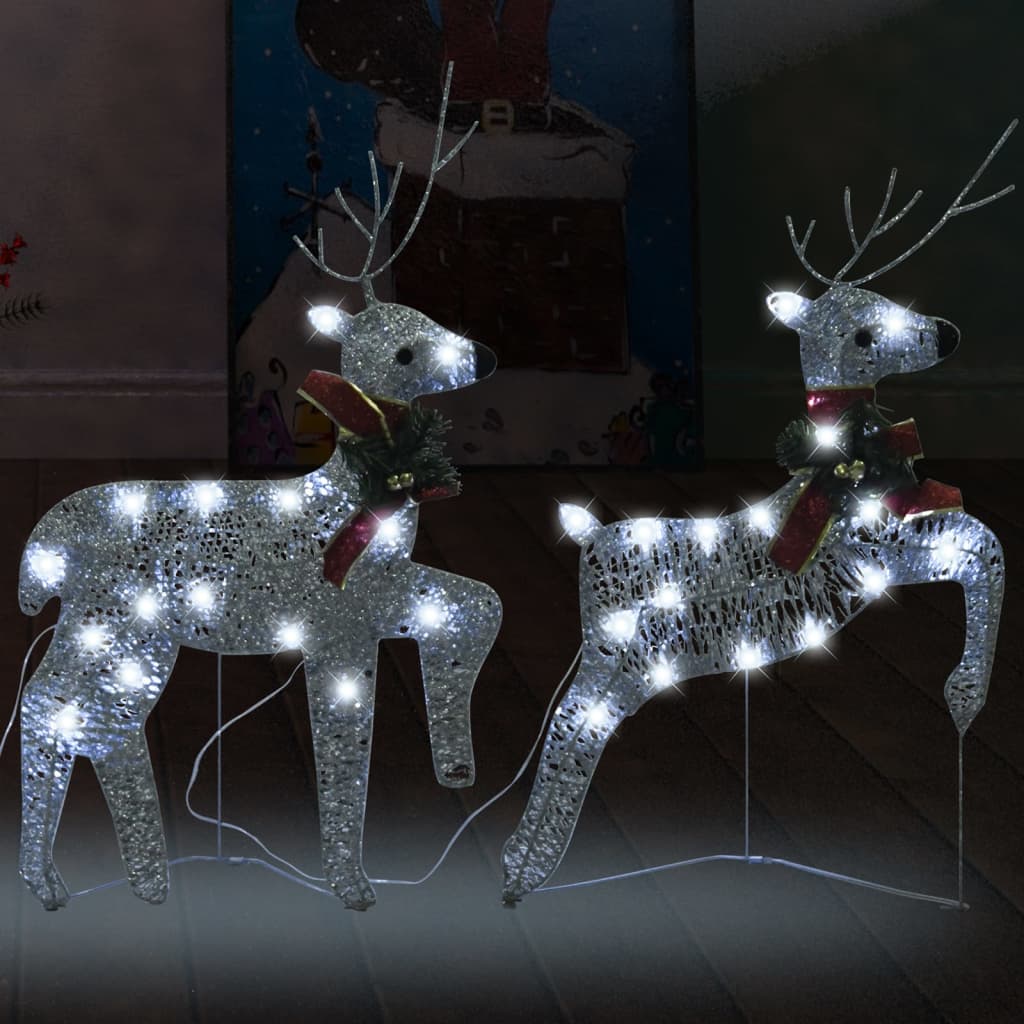 Christmas Reindeers 2 Pcs 40 Leds