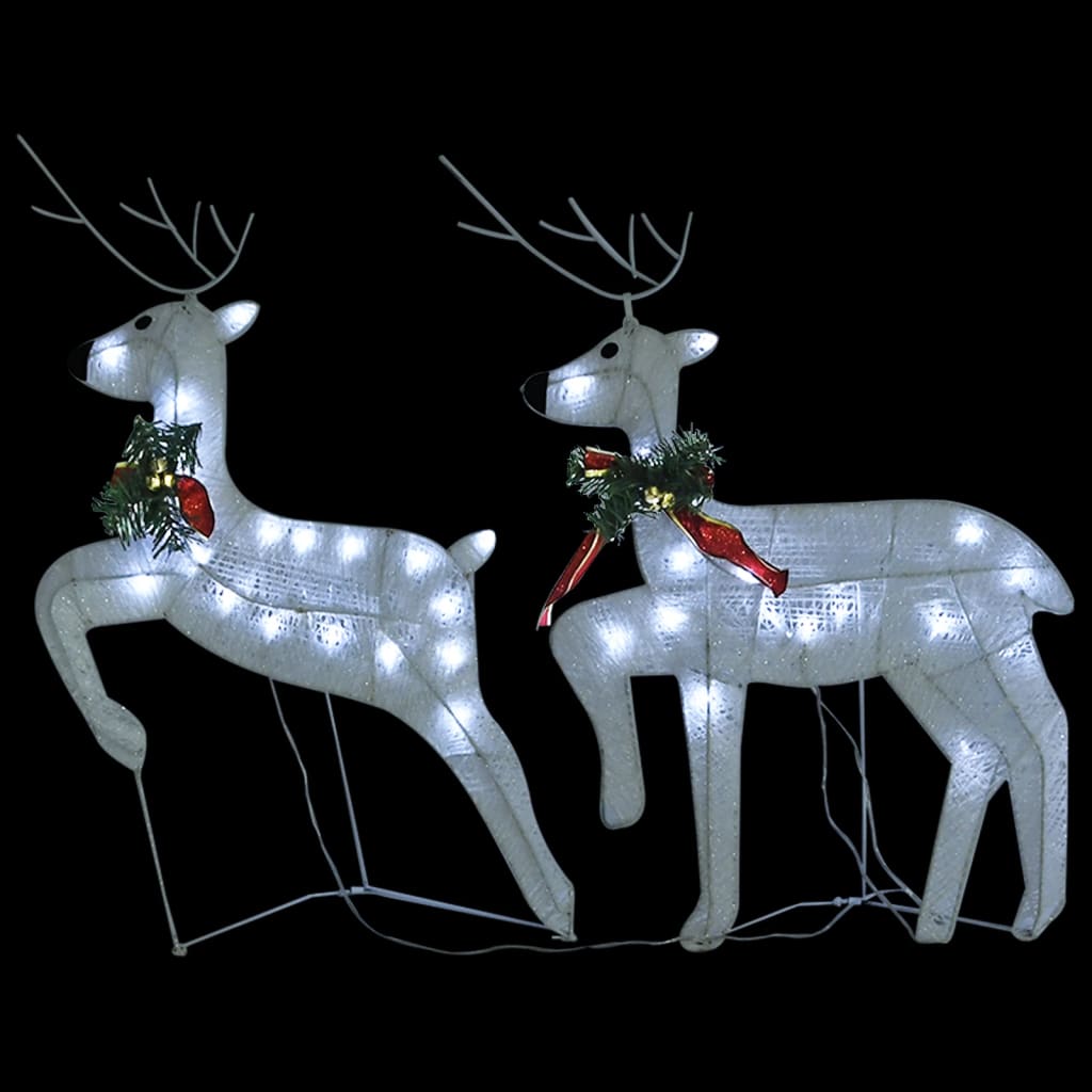 Christmas Reindeers 2 Pcs 40 Leds