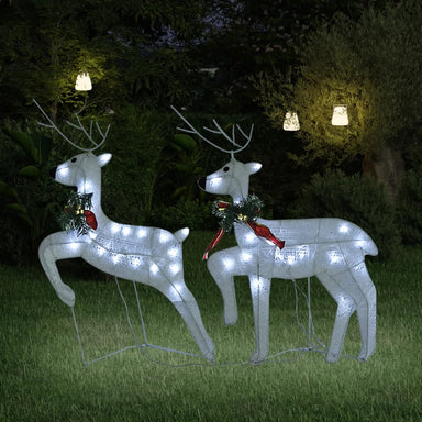 Christmas Reindeers 2 Pcs 40 Leds