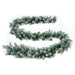 Christmas Garland With Led Lights Green Pvc