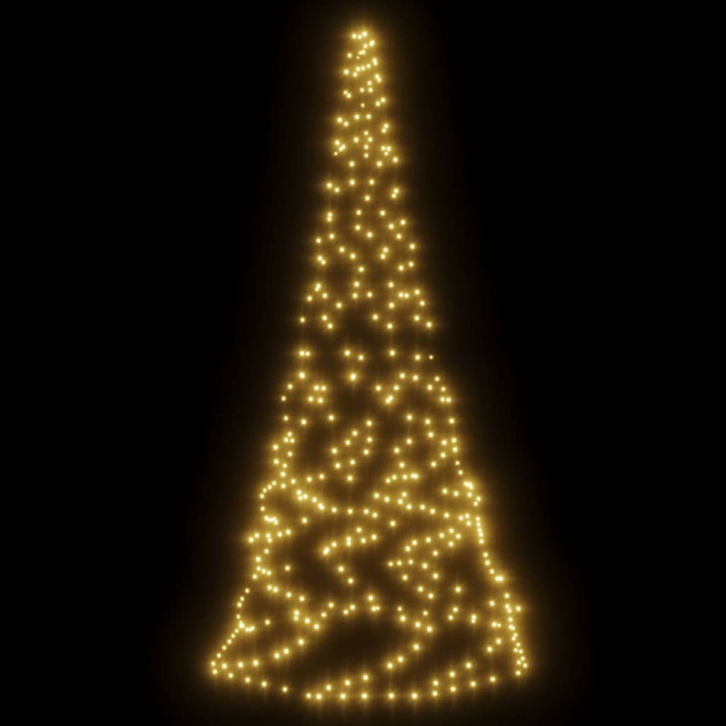 Christmas Tree On Flagpole 200 Leds 180 Cm