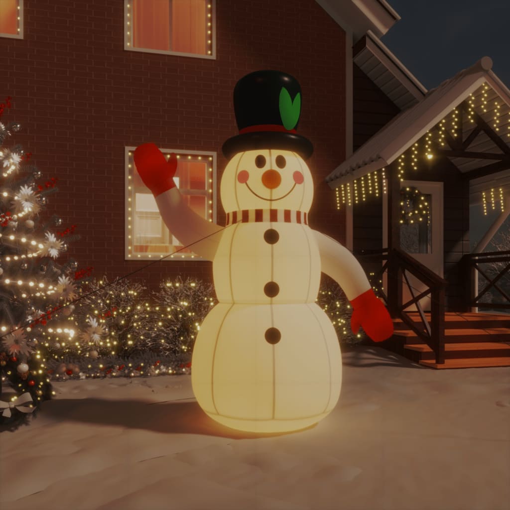 Christmas Inflatable Snowman With Leds