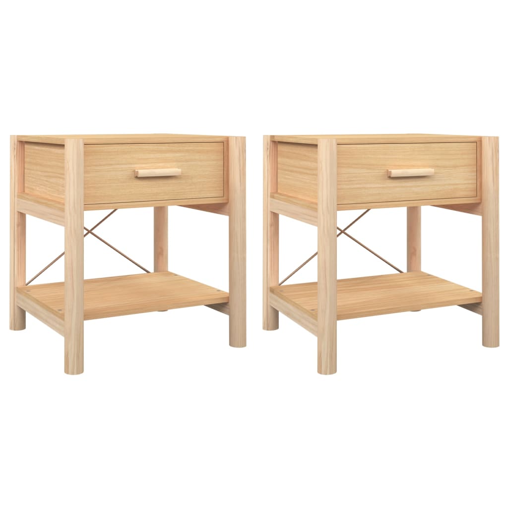 Bedside Tables 2pcs 42x38x45 cm Engineered Wood